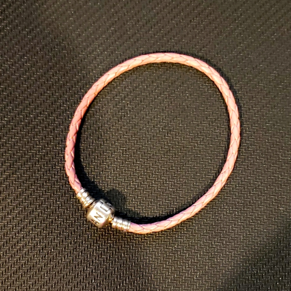 Pandora braided leather bracelet